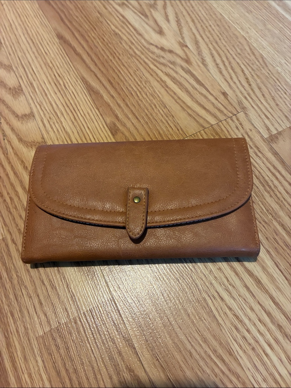 Sleek tan wallet